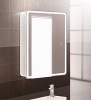 Зеркальный шкаф BelBagno Marino 60 SPC-MAR-600/800-1A-LED-TCH с подсветкой Белый — фото 2, Зеркальные шкафы в ванную