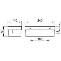 Полочка для душа Keuco Collection Moll 12758 010000 Хром арт-12758010000 — фото 2, Полки для ванной и душа
