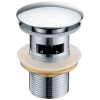 Донный клапан Kaiser 8037 click-clack Хром — фото 1, Донные клапаны