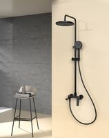 Товар: Душевая система Splenka S04.24.06 Черная матовая - фото 2 Душевая система Splenka S04.24.06 Черная матовая — фото 2, Душевое оборудование. Душевая программа