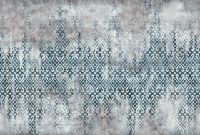 Фреска Ortograf Splendo 31725 Фактура флок FLK Флизелин (4*2,7) Серый/Бирюзовый, Дамаск — фото 2, Фрески