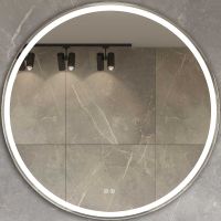 Зеркало Vincea 80 VLM-3DE800-2 с подсветкой c сенсорным выключателем, диммером и антизапотеванием — фото 1, Зеркала в ванную комнату