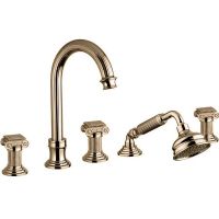 Смеситель на борт ванны Cezares Olimp BVD OLIMP-BVD-02-O Бронза — фото 1, Смесители на борт ванны