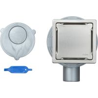 Душевой трап Logan L003-110 306893 с решеткой Нержавеющая сталь — фото 2, Трапы для душа