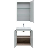 Товар: Тумба под раковину Aquanet Алвита New 60 277524 подвесная Серая матовая - фото 9 Тумба под раковину Aquanet Алвита New 60 277524 подвесная Серая матовая — фото 9, Тумбы под раковину