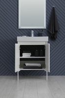 Тумба с раковиной Aquanet Nova Lite 60 подвесная Белый глянец арт-302523 — фото 15, Тумбы с раковиной