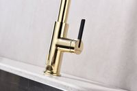 Товар: Смеситель для кухни Paulmark Tornado To213402-G Золото - фото 3 Смеситель для кухни Paulmark Tornado To213402-G Золото — фото 3, Смесители