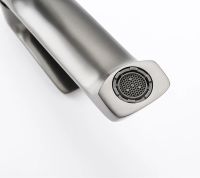 Смеситель для раковины Frap H71-9 F1071-29 Оружейная сталь — фото 5, Смесители для раковины