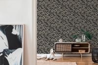 Обои AS Creation New Life Винил на флизелине (0,53*10,05) Черный/Серый, Цветы арт-37685-4 — фото 4, Обои для стен