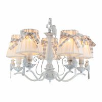 Товар: Люстра Maytoni Elegant Bird ARM013-05-W Льняная Белый антик - фото 2 Люстра Maytoni Elegant Bird ARM013-05-W Льняная Белый антик — фото 2, Люстры