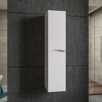 Товар: Шкаф пенал Бриклаер Вега 35 4627125414107 подвесной Белый глянец - фото 2 Шкаф пенал Бриклаер Вега 35 4627125414107 подвесной Белый глянец — фото 2, Мебель для ванной