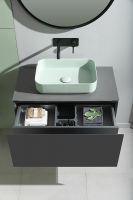 Тумба под раковину Allen Brau Infinity 85 1.21002.AM подвесная Антрацит матовый — фото 25, Тумбы под раковину