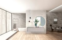 Товар: Тумба с раковиной Black&White Universe U915.1600R 160 R 9151601 подвесная Glossy light grey - фото 13 Тумба с раковиной Black&White Universe U915.1600R 160 R 9151601 подвесная Glossy light grey — фото 13, Мебель для ванной