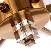 Люстра Artelamp North A5896LM-6PB Белая Полированная медь — фото 3, Люстры