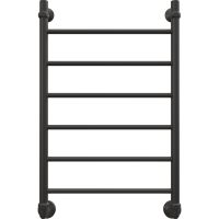 Водяной полотенцесушитель EWRIKA Сафо P 80х50 Черный матовый — фото 1, Водяные полотенцесушители