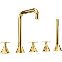 Товар: Смеситель на борт ванны Migliore Sirius 28172 Золото - фото 2 Смеситель на борт ванны Migliore Sirius 28172 Золото — фото 2, Смесители