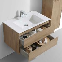 Тумба под раковину Vincea Luka 80 VMC-2L800NO подвесная N.Oak — фото 5, Тумбы под раковину