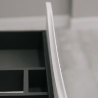 Тумба с раковиной Bond Cube 80 T01805-S05B подвесная Белая матовая — фото 7, Мебель для ванной