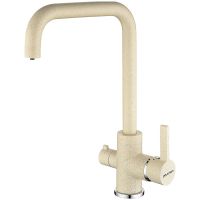 Смеситель для кухни Paulmark Logas Lo213021-328 Бежевый — фото 1, Смесители для кухни