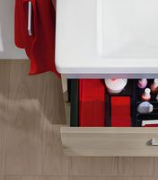 Тумба с раковиной Burgbad Eqio 93 SEYQ093F2632C001*1 подвесная Фланелевый дуб — фото 6, Мебель для ванной