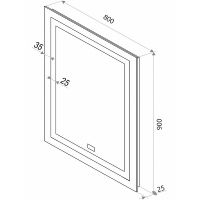 Товар: Зеркало Континент Verte 800х900 ЗЛП630 с подсветкой с часами и датчиком движения - фото 5 Зеркало Континент Verte 800х900 ЗЛП630 с подсветкой с часами и датчиком движения — фото 5, Зеркала в ванную комнату