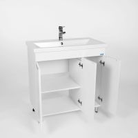 Товар: Тумба под раковину VIANT Лима 80 VLIM80CO-T3ST Белая - фото 3 Тумба под раковину VIANT Лима 80 VLIM80CO-T3ST Белая — фото 3, Тумбы под раковину