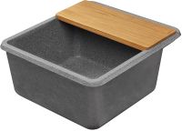 Кухонная мойка Aquaton Беллис 57 1A724932BS230 Серая — фото 5, Кухонные мойки