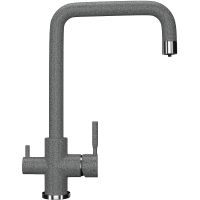 Смеситель для кухни Ulgran Classic U-019-309 Темно-серый — фото 1, Смесители