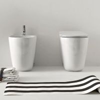 Товар: Унитаз Kerasan Nolita 531830 приставной Белый матовый без сиденья - фото 4 Унитаз Kerasan Nolita 531830 приставной Белый матовый без сиденья — фото 4, Унитазы