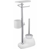 Напольная стойка Gappo G902 Хром Белый — фото 1, Стойки - набор держателей