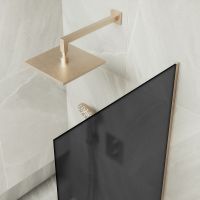 Товар: Шторка на ванну Maybah Glass MGV-84-2у 400x1400 в узком профиле Бронза стекло графитовое матовое - фото 4 Шторка на ванну Maybah Glass MGV-84-2у 400x1400 в узком профиле Бронза стекло графитовое матовое — фото 4, Неподвижные шторки для ванной