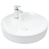 Раковина-чаша WeltWasser Elbach 3204 46 10000004568 Белый глянец — фото 1, Раковины накладные