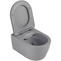 Товар: Унитаз Abber Bequem AC1104MG подвесной Серый матовый с сиденьем Микролифт - фото 6 Унитаз Abber Bequem AC1104MG подвесной Серый матовый с сиденьем Микролифт — фото 6, Подвесные унитазы