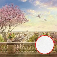 Фреска Ortograf Париж 5308 Фактура бархат FX Флизелин (2,7*2,7) Разноцветный, Город/Пейзаж арт-5308 (бархат FX) — фото 1, Фрески