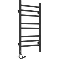 Электрический полотенцесушитель Laris Лаванда ЧКЧ П8 300х700 L 73207624 Черный муар — фото 1, Электрические полотенцесушители