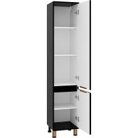 Товар: Шкаф пенал Brevita Enfida 35 R ENF-05035-020P Черный матовый - фото 3 Шкаф пенал Brevita Enfida 35 R ENF-05035-020P Черный матовый — фото 3, Мебель для ванной