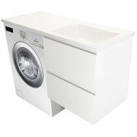 Товар: Тумба с раковиной Эстет Dallas Luxe 140 R ФР-00002924 подвесная Белая - фото 2 Тумба с раковиной Эстет Dallas Luxe 140 R ФР-00002924 подвесная Белая — фото 2, Тумбы с раковиной