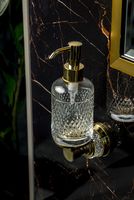 Товар: Дозатор для жидкого мыла Boheme Aura 10247-G Золото - фото 2 Дозатор для жидкого мыла Boheme Aura 10247-G Золото — фото 2, Дозаторы