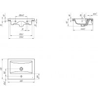 Товар: Тумба с раковиной Orange Таис 60 Ta-60TUW+RA напольная Белый глянец - фото 10 Тумба с раковиной Orange Таис 60 Ta-60TUW+RA напольная Белый глянец — фото 10, Мебель для ванной