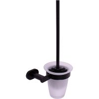 Ершик для унитаза Rav Slezak Yukon YUA0500CMAT Черный матовый — фото 1, Ершики для унитаза