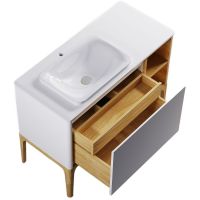 Товар: Тумба под раковину Astra Form Капелла 80 03110007 подвесная Белая - фото 15 Тумба под раковину Astra Form Капелла 80 03110007 подвесная Белая — фото 15, Мебель для ванной