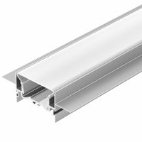 Профиль алюминиевый Arlight встраиваемый для натяжных потолков Серебристый арт-035769 — фото 1, Профили для светодиодных лент