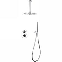 Душевая система Abber Wasser Kreis AF8121 Хром — фото 1, Встраиваемые душевые комплекты