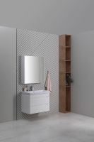 Комплект мебели для ванной Aquanet София 80 274199 подвесной Белый глянец — фото 31, Комплекты мебели для ванной