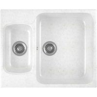 Кухонная мойка Domaci Бьелла DMC-09 GWS-09-331 Белая — фото 1, Кухонные мойки