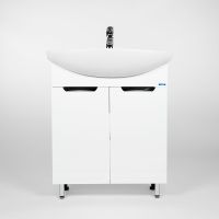 Товар: Тумба под раковину VIANT Лима 70 VLIM70BA-T2ST Белая - фото 2 Тумба под раковину VIANT Лима 70 VLIM70BA-T2ST Белая — фото 2, Тумбы под раковину