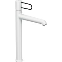 Смеситель для раковины Jacob Delafon Odeon Rive Gauche E21030-BL-00 Белый матовый Черный — фото 1, Смесители для раковины