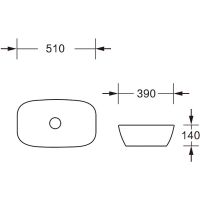 Товар: Раковина-чаша Ceruttispa 51 CR0064 9856 Белая - фото 6 Раковина-чаша Ceruttispa 51 CR0064 9856 Белая — фото 6, Раковины накладные