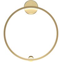 Настенный светильник Maytoni Modern Halo MOD005WL-L22BSK1 Латунь — фото 1, Светильники