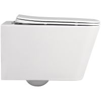 Унитаз Abber Rechteck AC1201MW подвесной Белый матовый с сиденьем Микролифт — фото 3, Подвесные унитазы